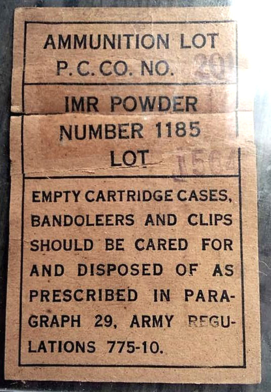 PRE-WAR / INTERWAR M1903 NEW REPLICA BANDOLEER REPACK KIT FOR 5 ROUND CLIPS