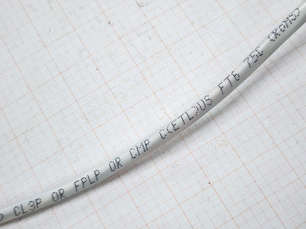 Honeywell Genesis 3116 18/6C Plenum Security/Control Cable CMP White /50ft