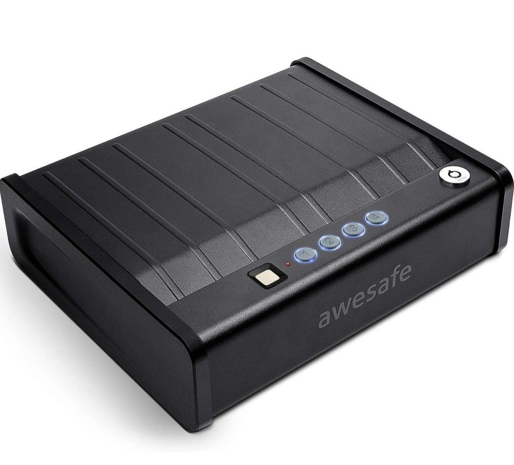 awesafe Biometric Lock Gun Safe - Black