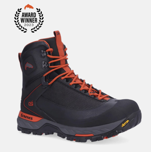Simms G4 Pro Powerlock Vibrum Rubber Boot Size 12