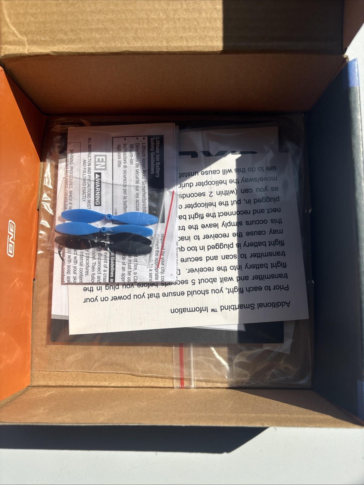 Blade BLH9180 Nano QX2 FPV Horizon Drone Bind N Fly No Charger Mint