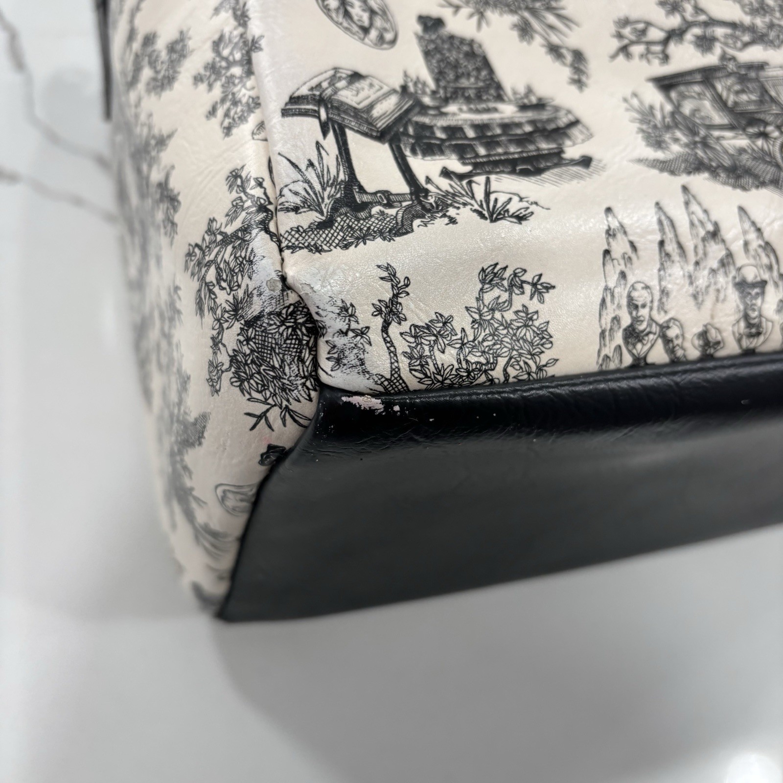 Haunted Mansion Faux Leather Hand Bag Purse Disney Parks Madame Leota Ghost