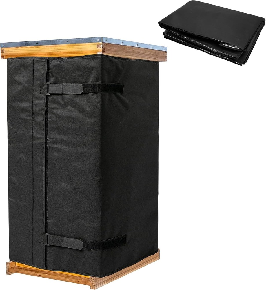 Bee Hive Wrap For 10 & 8 Frame Beehives, 2 Deep Boxes & 2 Medium Box Adjustable