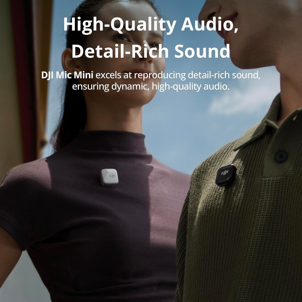 Mic Mini Transmitter Infinity Black, Ultralight, Wireless Lavalier Microphone...