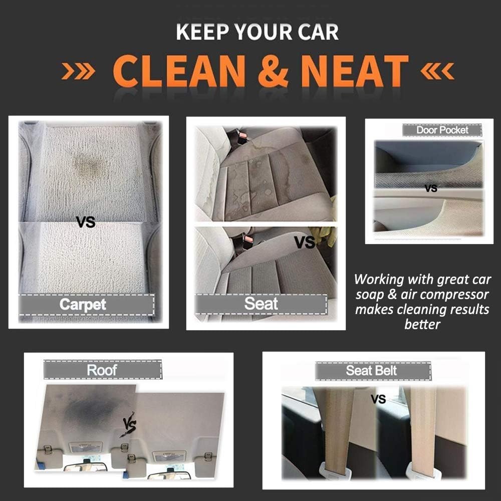 Versatile Car Upholstery Cleaning Kit