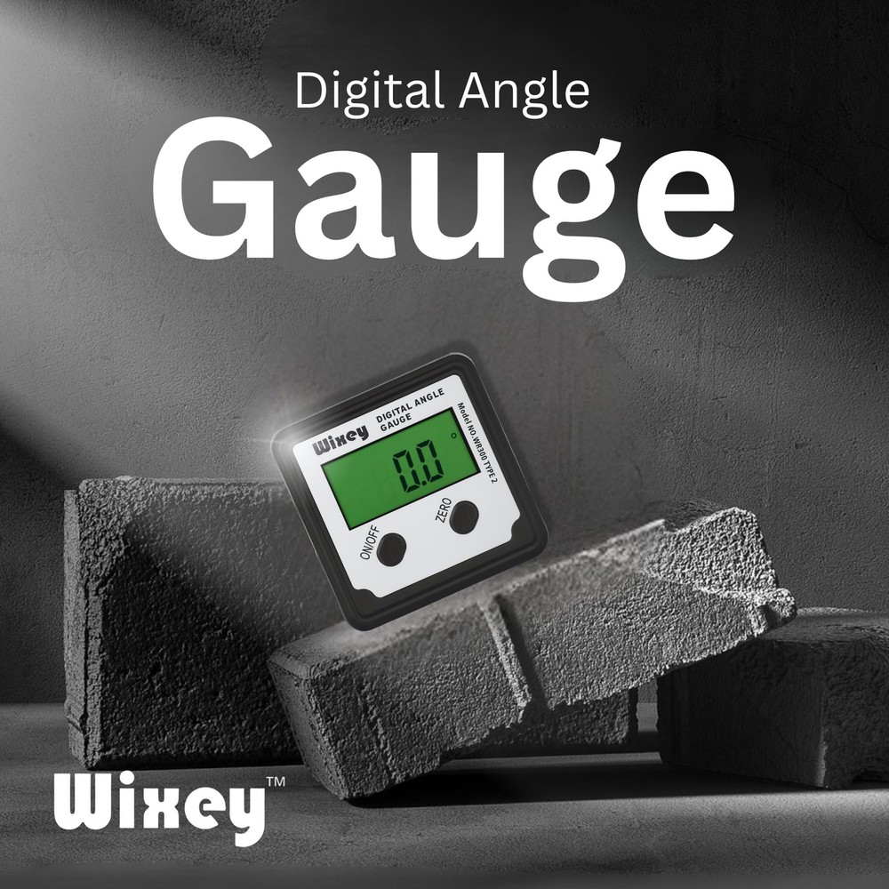 Digital Angle Gauge with Backlight for Table & Miter Saw - Precision Woodwork...