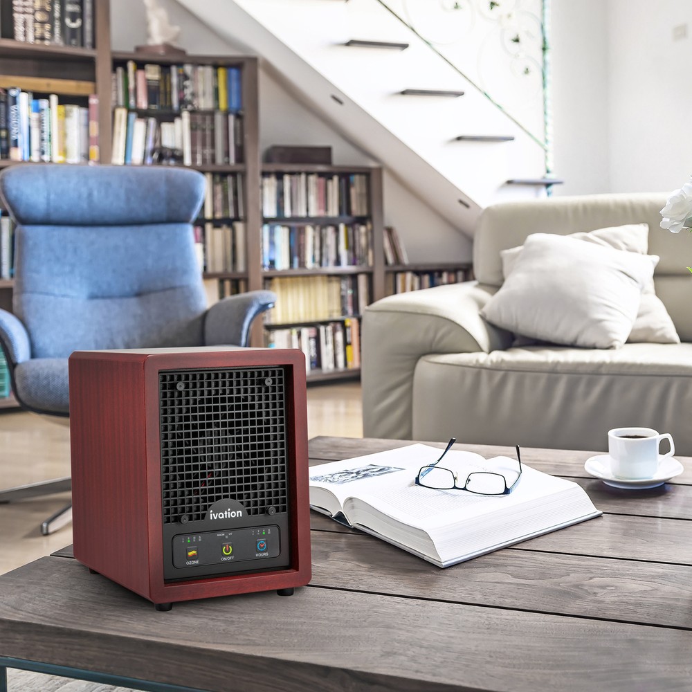 Ivation Ozone Air Purifier Portable Deodorizing System w/ Multi-Level Filtration