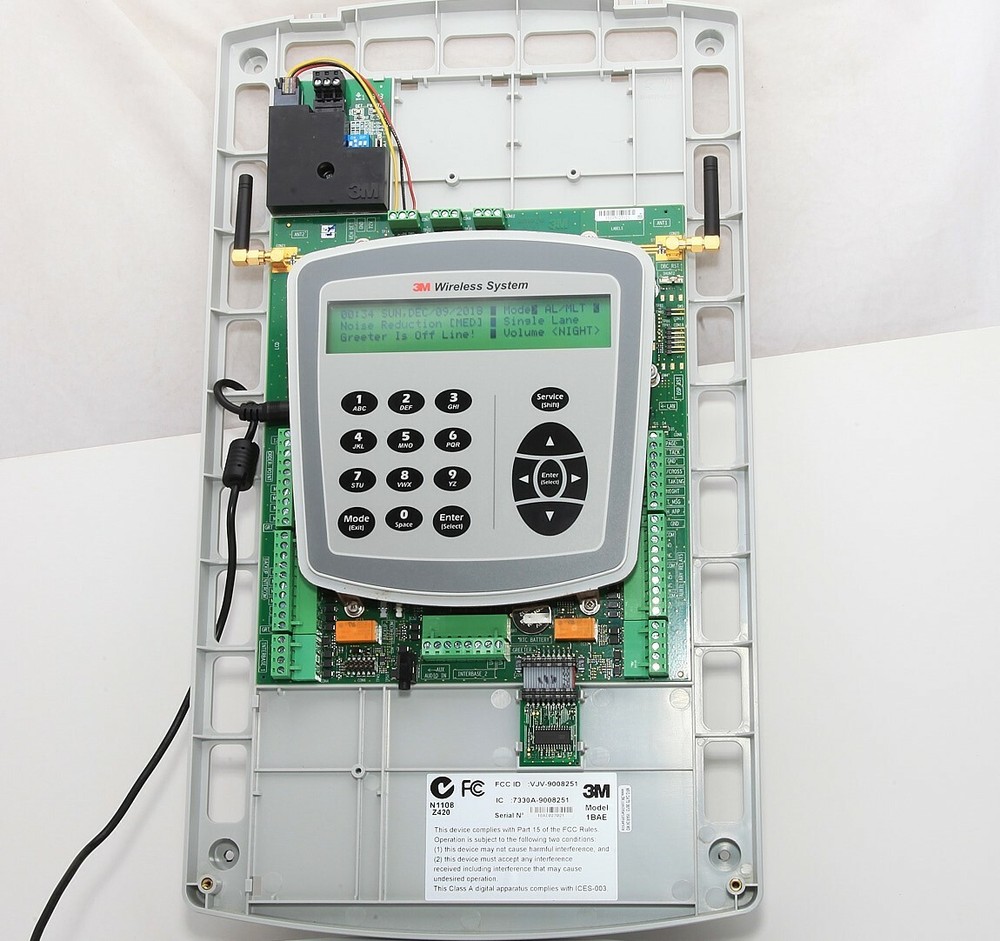 3M 1BAE XT-1 Wireless Drive Thru Intercom Base + Vehicle Detector & Greeter XT1