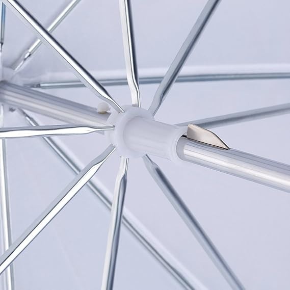 3 Pack 33" Professional Studio Lighting Umbrellas – White Translucent, 83cm