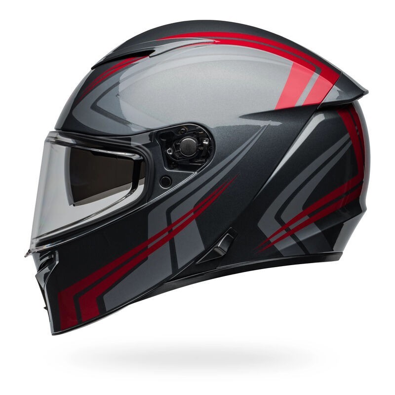 Bell Lithium Jetstream Helmet  Size Large Gray/Red