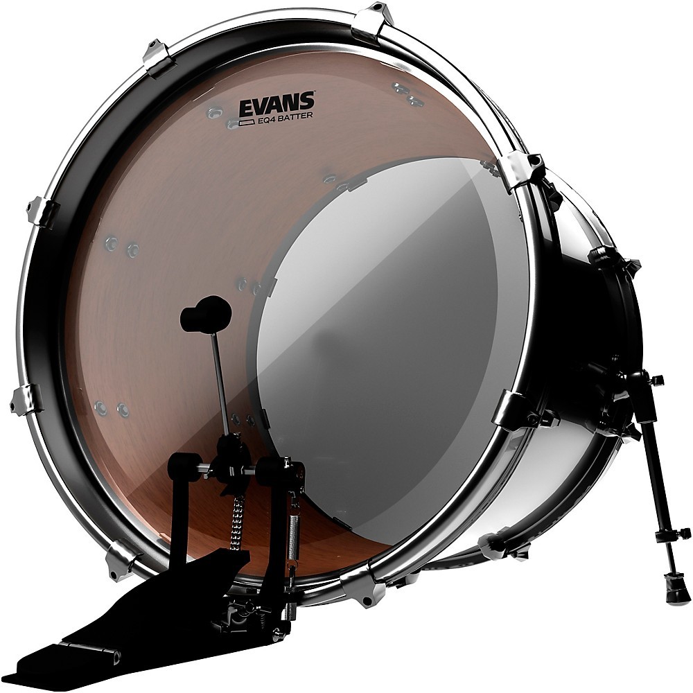 Evans EQ4 Batter Head Clear 24 in.