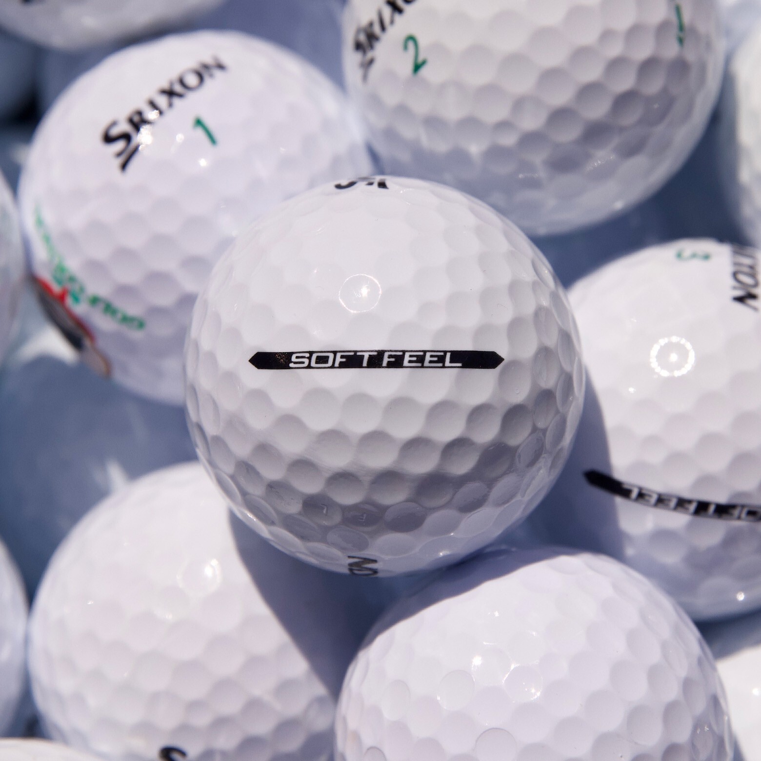 48 Srixon Soft Feel Used Golf Balls Near Mint 5A/4A Quality FREE SHIPPING!