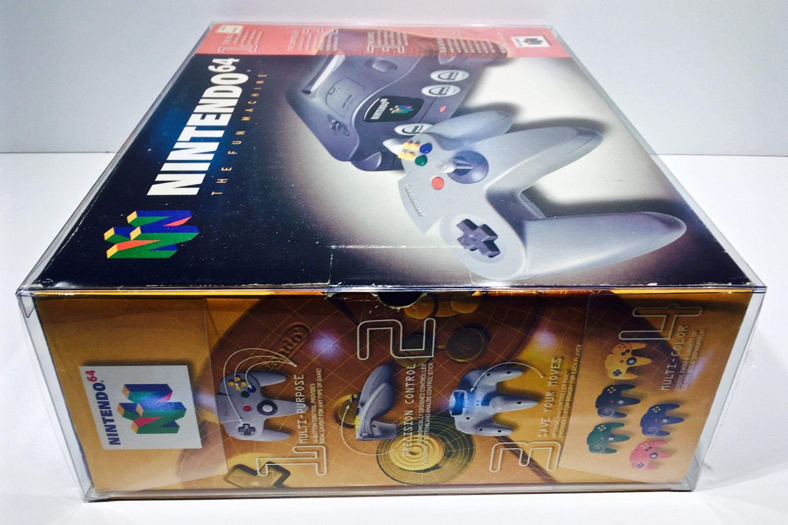 1 Clear Console Box Protector N64 Main Size Does Not fit Funtastic! Nintendo 64