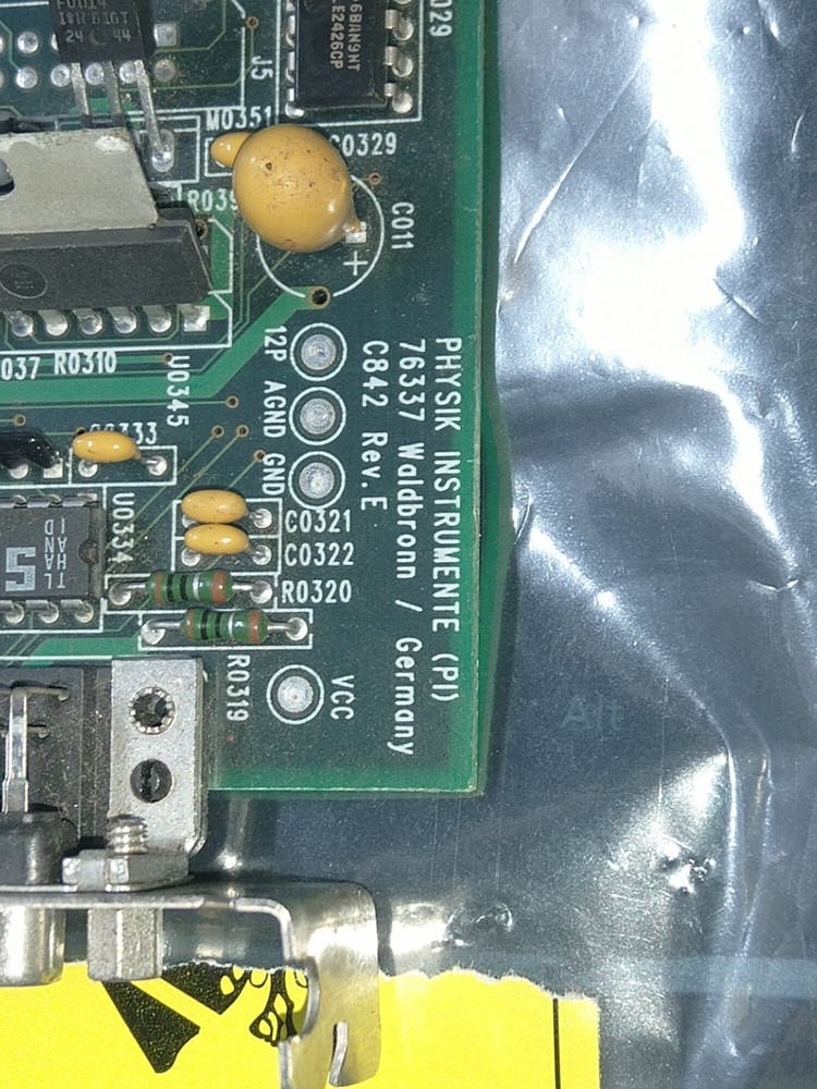 PI Physik Instrumente C842 Servo Motor Controller ISA Board Rev. E tested works