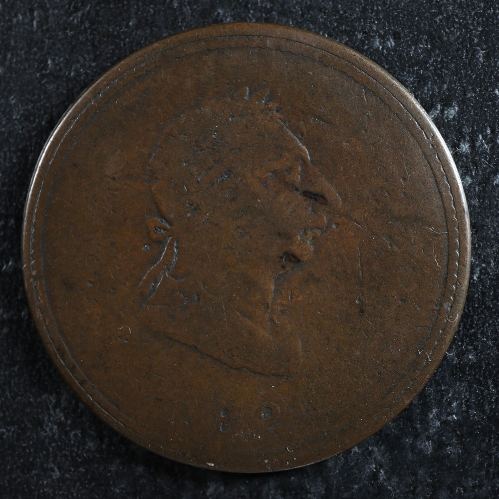 LC-57A1 1820 token Bust Commerce Bas Lower Canada Breton 1011