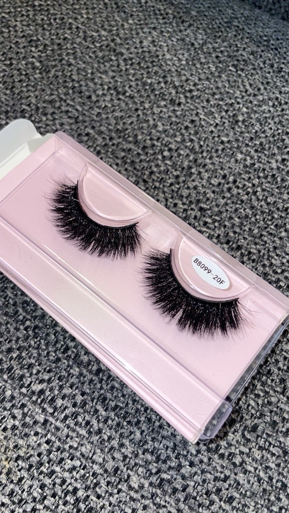 3d mink lashes 18 -20 mm fluffy