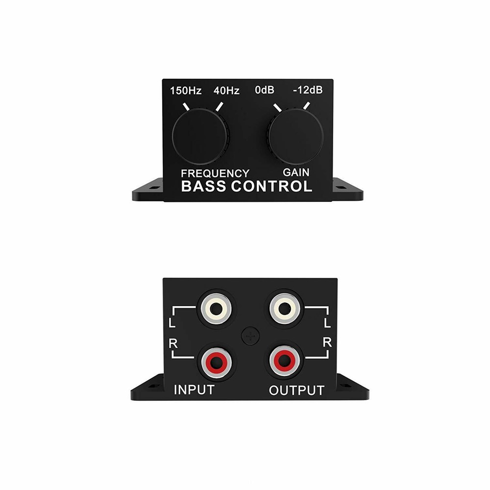 Car Audio Regulator Amplifier Bass Subwoofer Stereo Equalizer Controller 4 RCA
