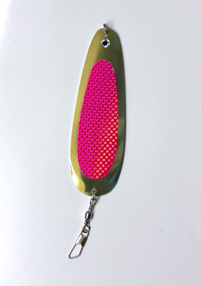 Kokanee Dodger: PINK PRISM / brass
