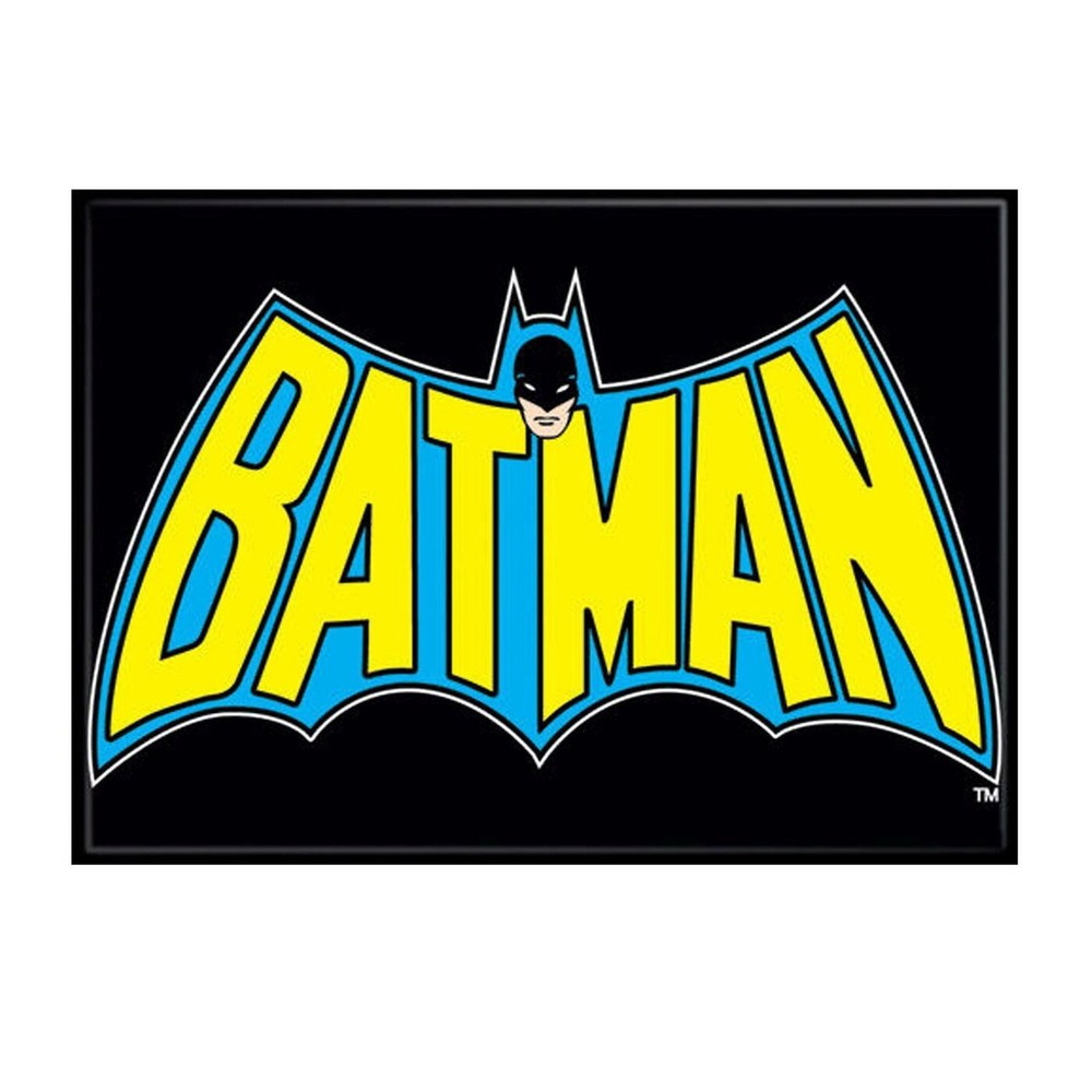 Batman Logo Magnet Black