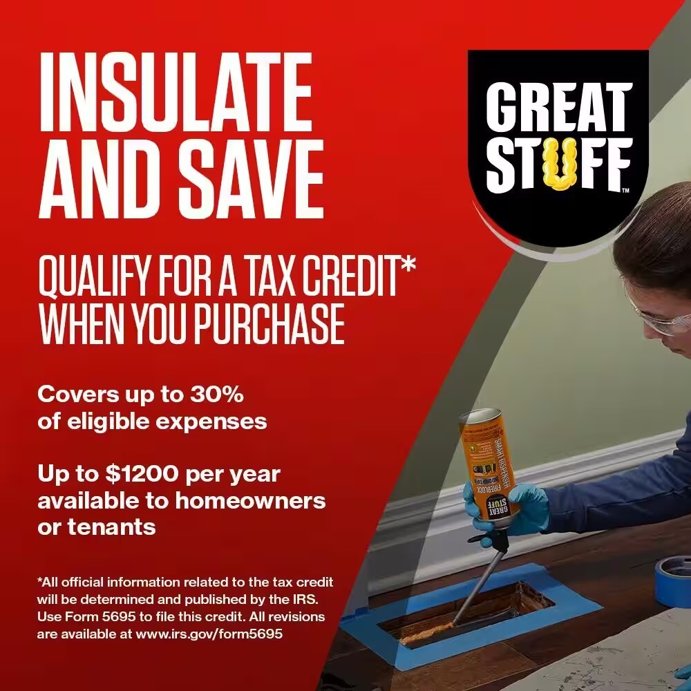 12 oz. Window and Door Insulating Spray Foam Sealant - Energy-Efficient Solution