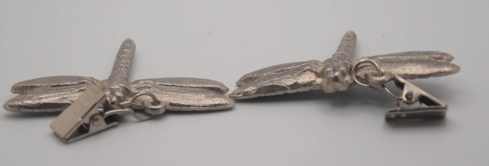 8 Dragonfly Clip On Tablecloth Weights