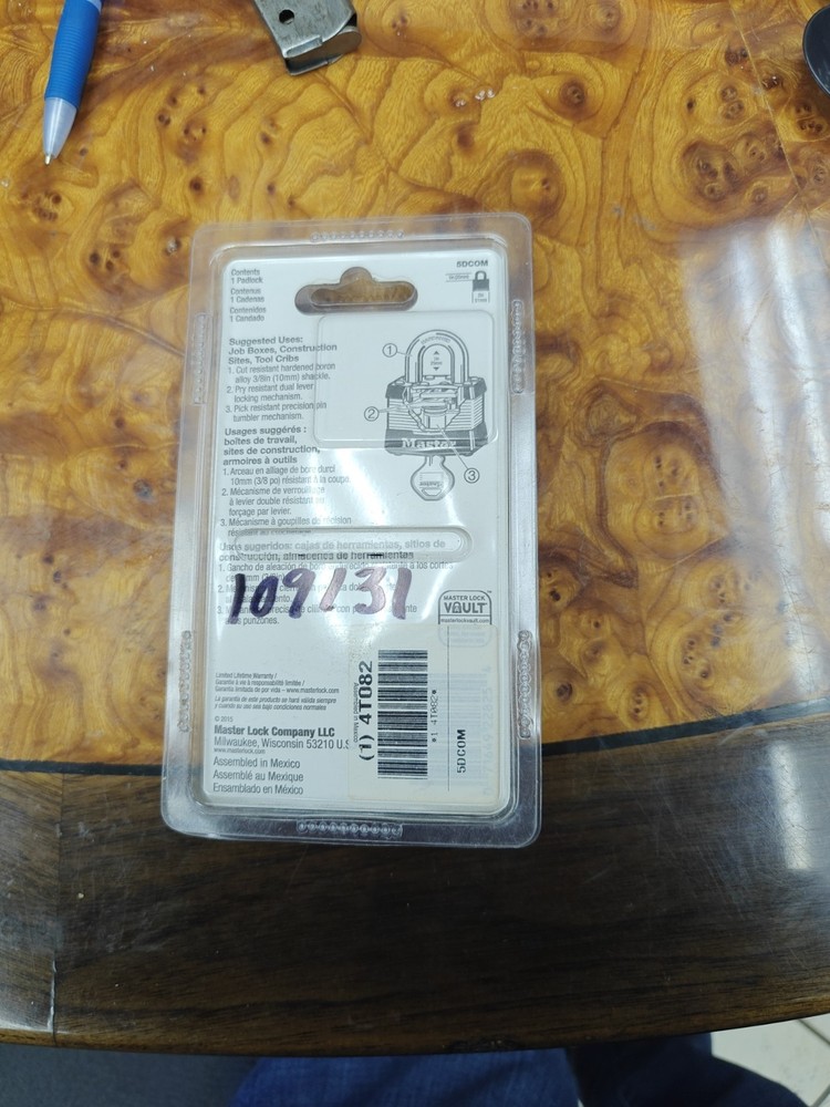 Master Lock 5DCOM Padlock Laminated Steel