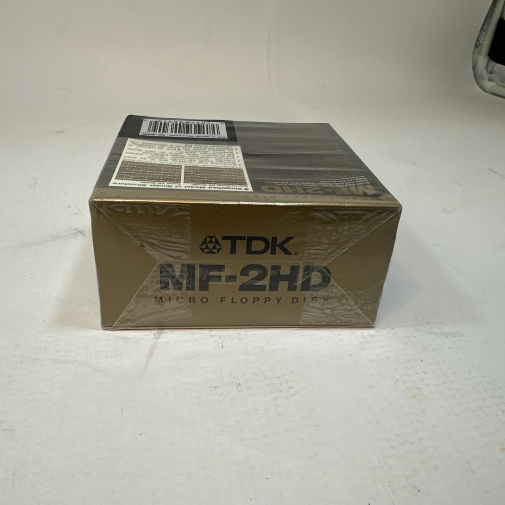 TDK MF-2HD Micro Floppy Disk Super EB 10 Pack NEW Sealed Disks Disc