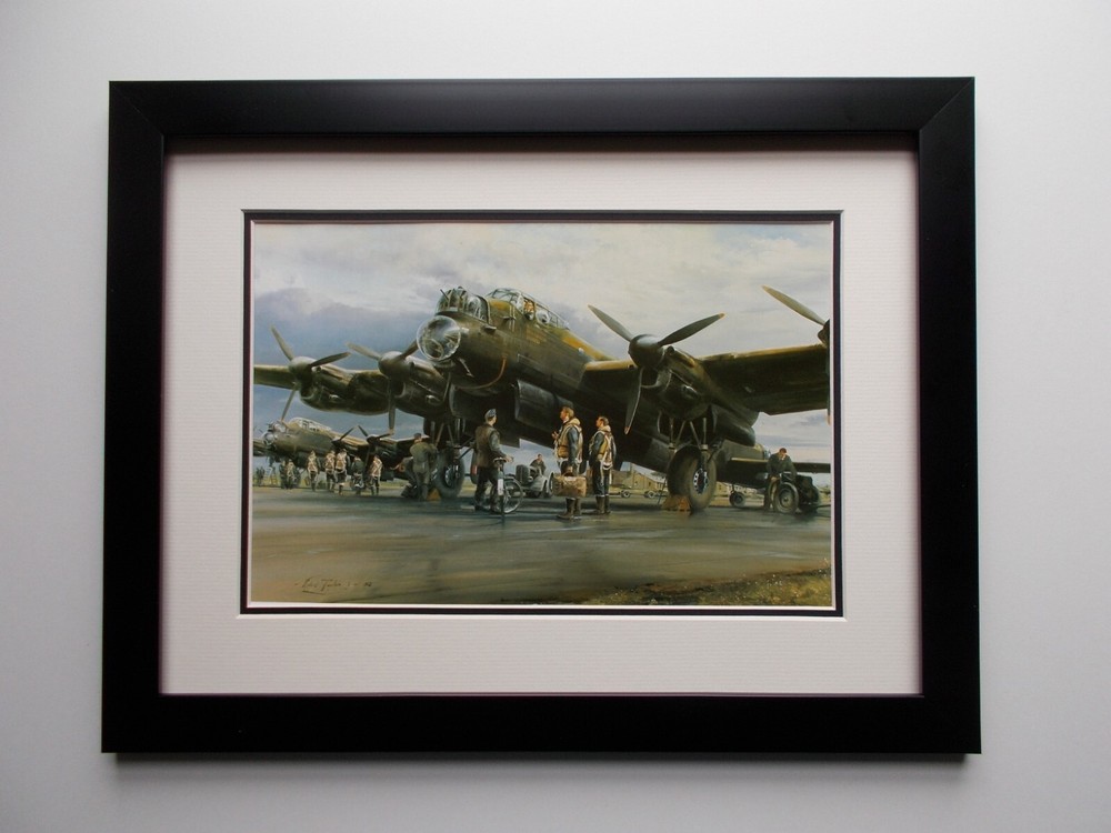 AIRCRAFT PRINT FRAMED - OPERATIONS ON