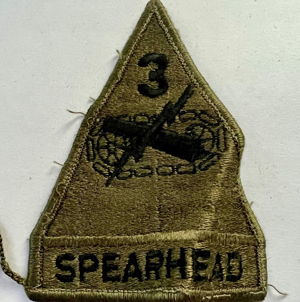 3rd Armored Division Subdued US Army Patch