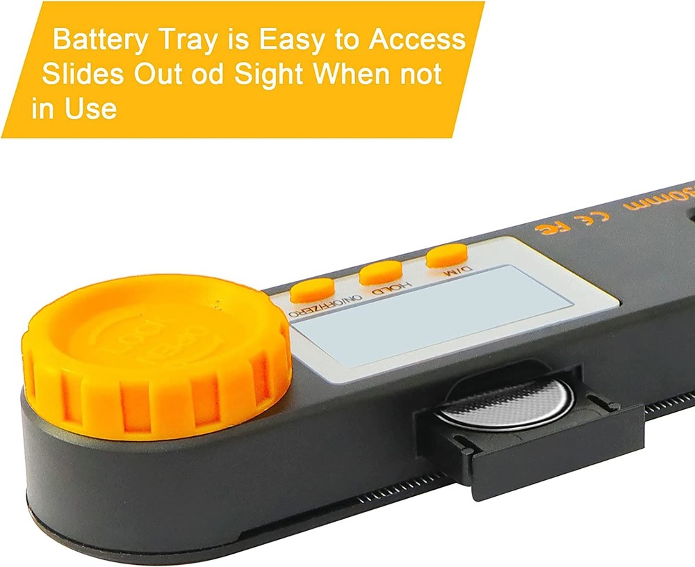 Rainyb Digital Angle Finder Tool 7inch 0-360 degree LED Digital Protractor