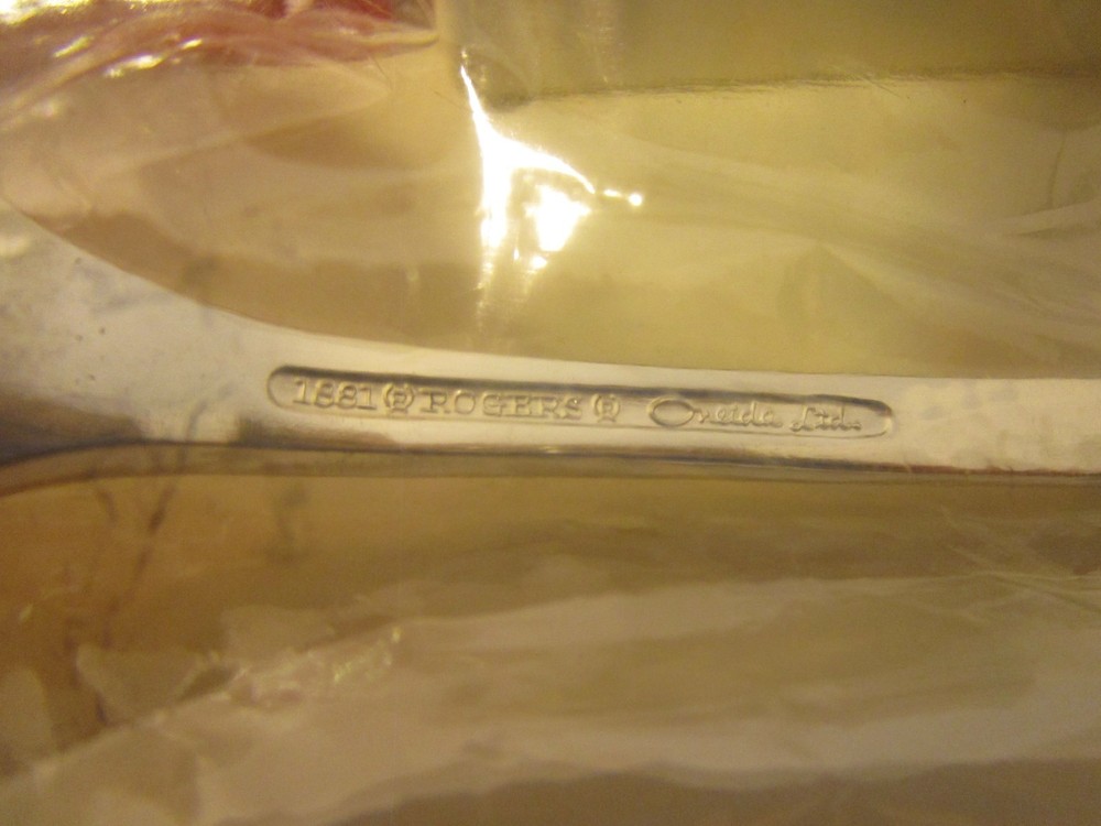 Rogers by Oneida Commemorative Dessert Server First Colony 1881 New #T31