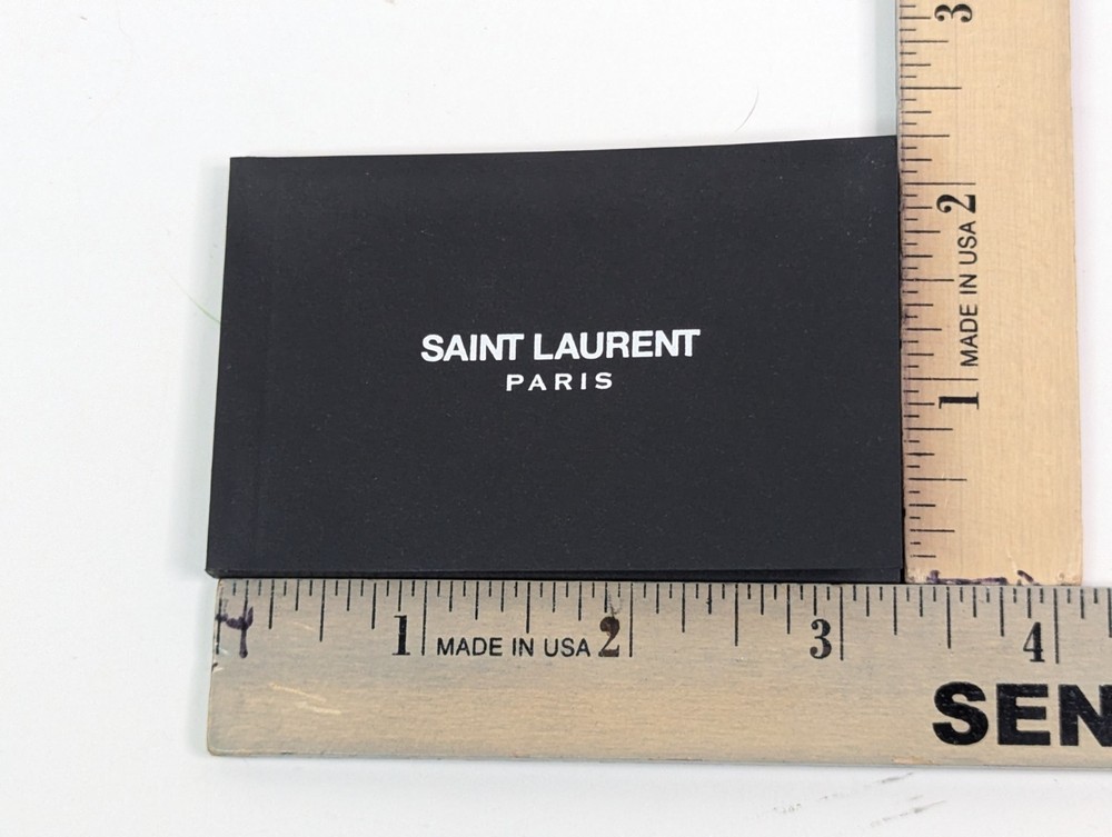 Saint Laurent Paris Shoe Packaging Booklet Authentic Insert Booklet