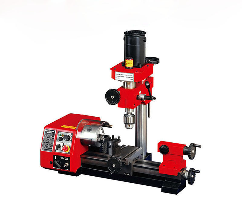 M1 250mm Micro Multi-function Machine Drilling and Milling Lathe machine 110V S