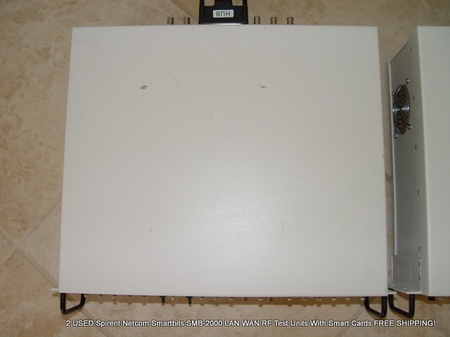 2 Spirent Netcom Smartbits SMB-2000 LAN WAN RF Test Units Smart Cards FREE SHIPP
