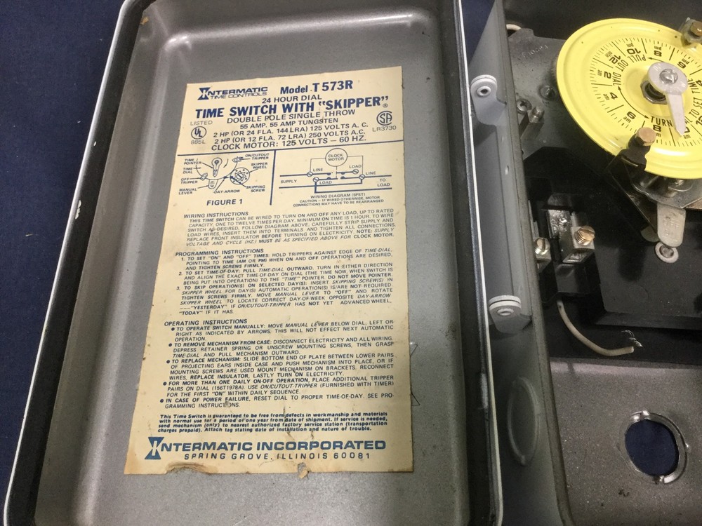 Intermatic T573R Time Switch w/ "Skipper" - Locksmith