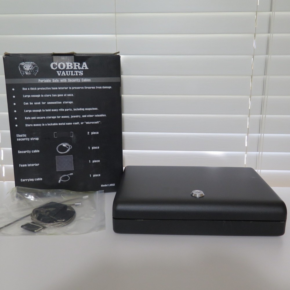 Cobra Portable Vault, New in Box