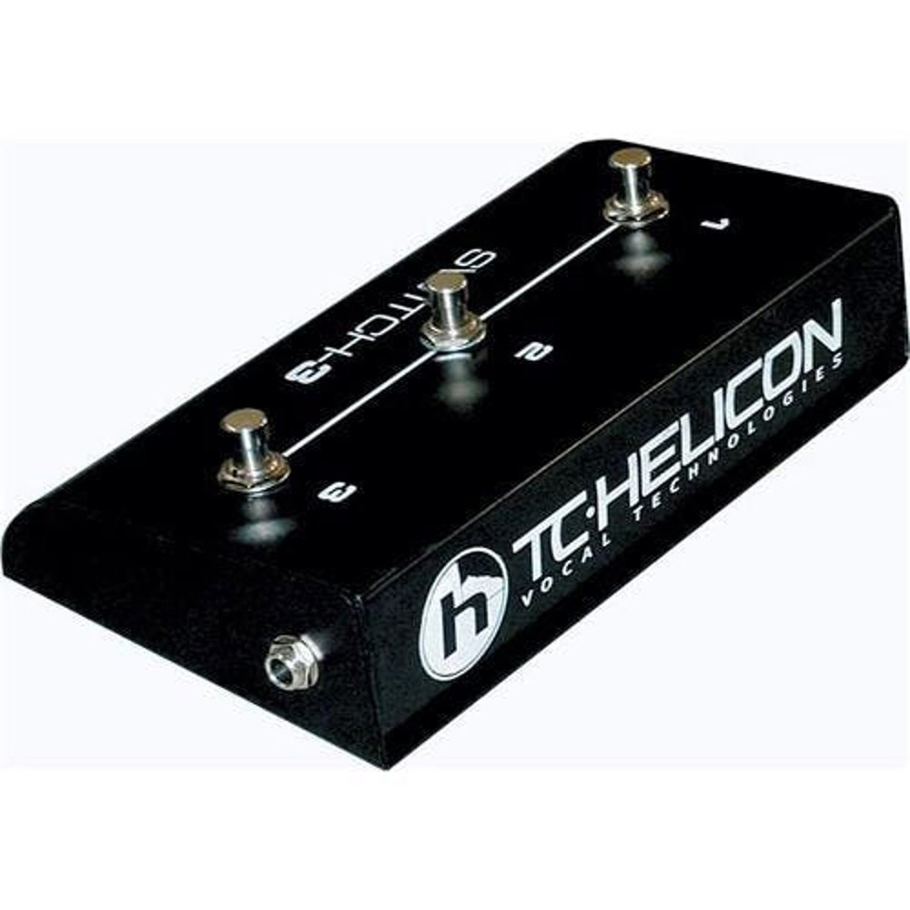 TC Helicon Helicon Switch-3 Sturdy 3-Button Accessory Pedal for Expanded Remote