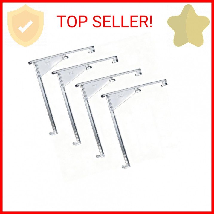 4pcs Valance Clips 3.5" Clear Vertical Blind Hidden Retainer Holder Installation