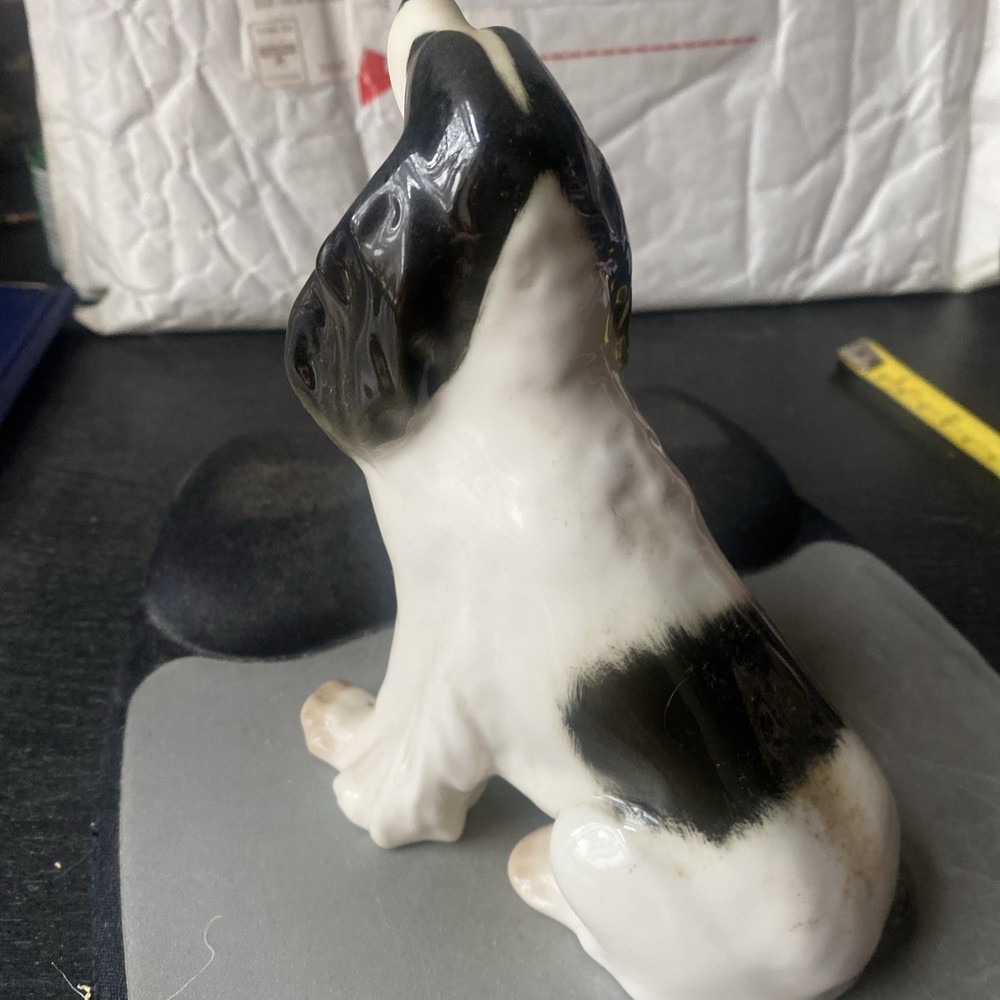 Russian pottery spaniel dog