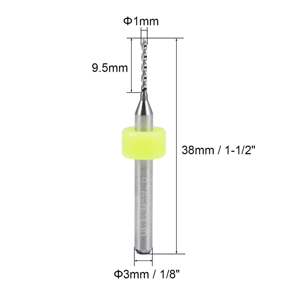 10 Pcs 1mm Engraving Print Circuit Board PCB Drill Bits