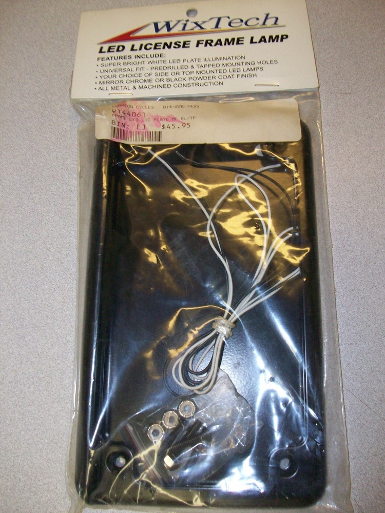 NOS WixTech LED License Frame Lamp