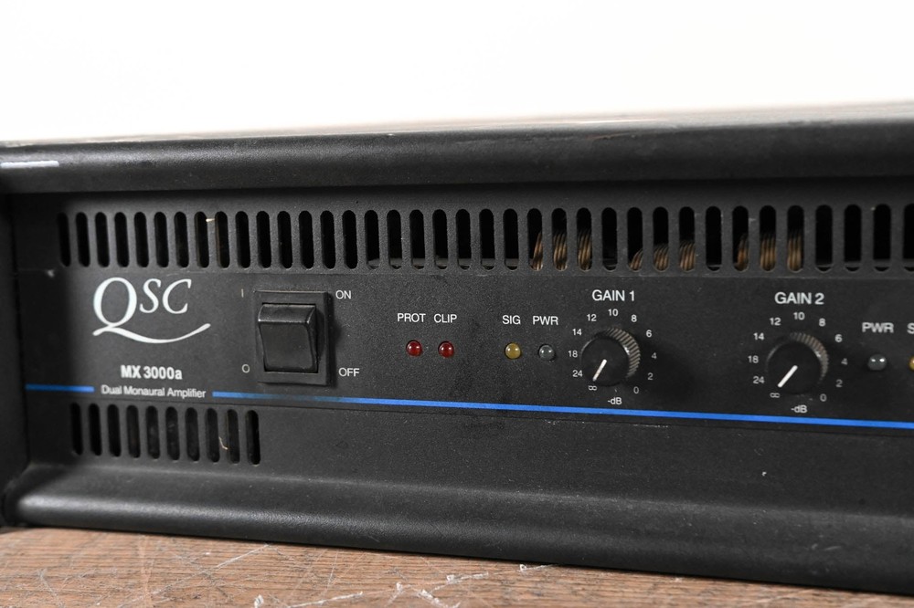 QSC MX 3000a 2-Channel Power Amplifier CG01A9D