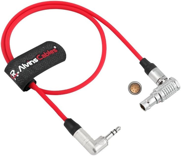 Ultra Soft Timecode Cable for Komodo Tentacle Sync 3.5mm TRS EXT 9 Pin 45CM 18in