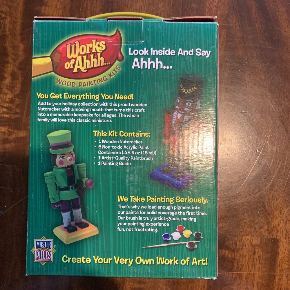 WOA WOOD PAINTING KIT NUTCRACKER