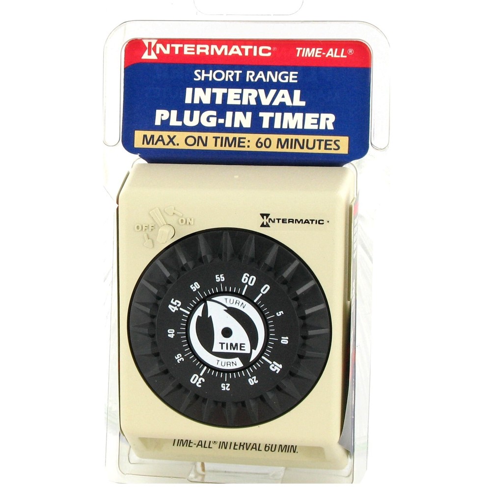 Intermatic IB161C 60-Minute Interval Plug-In Timer - Ivory