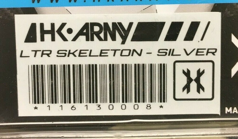 NEW HK Army Rotor/LTR Skeleton Power Button & Release Trigger Kit - Silver