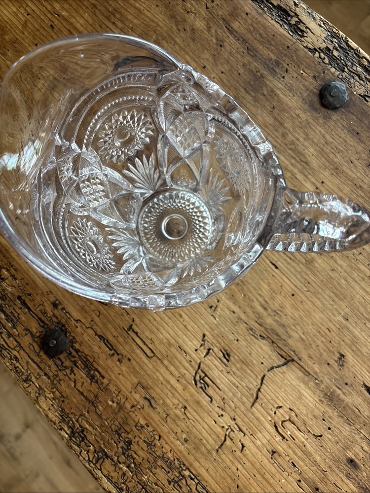 Victorian Cut Glass Pitcher
