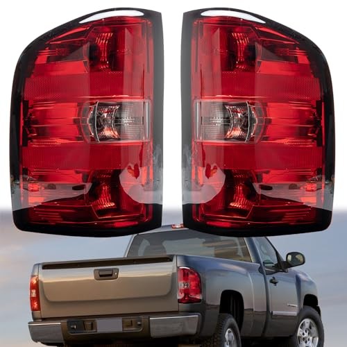Tail Light Assembly Compatible With 2007-2013 Chevy 2007-2013 Silverado