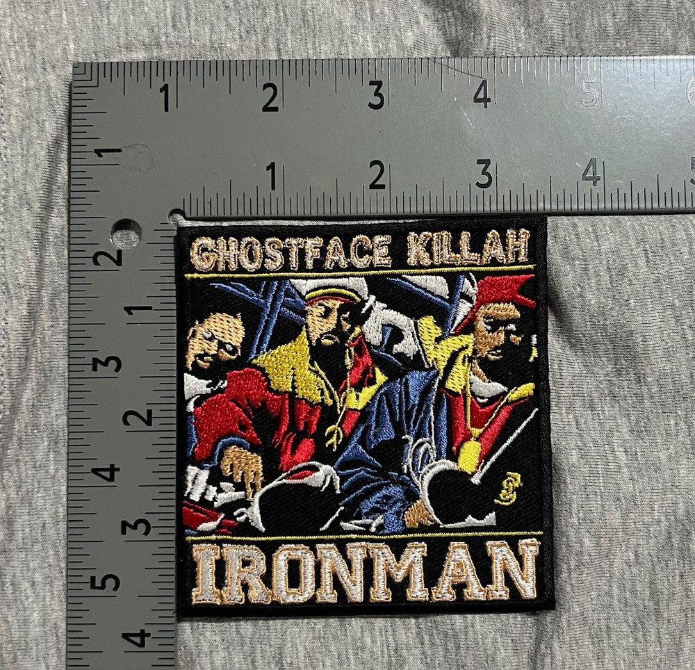 Ghostface Killah Patch - Wu Tang Clan - Method Man - Ironman Raekwon 36 Chambers