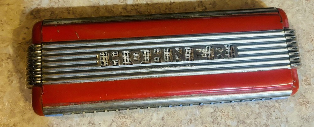 Hohner Echo Elite Harmonica Antique